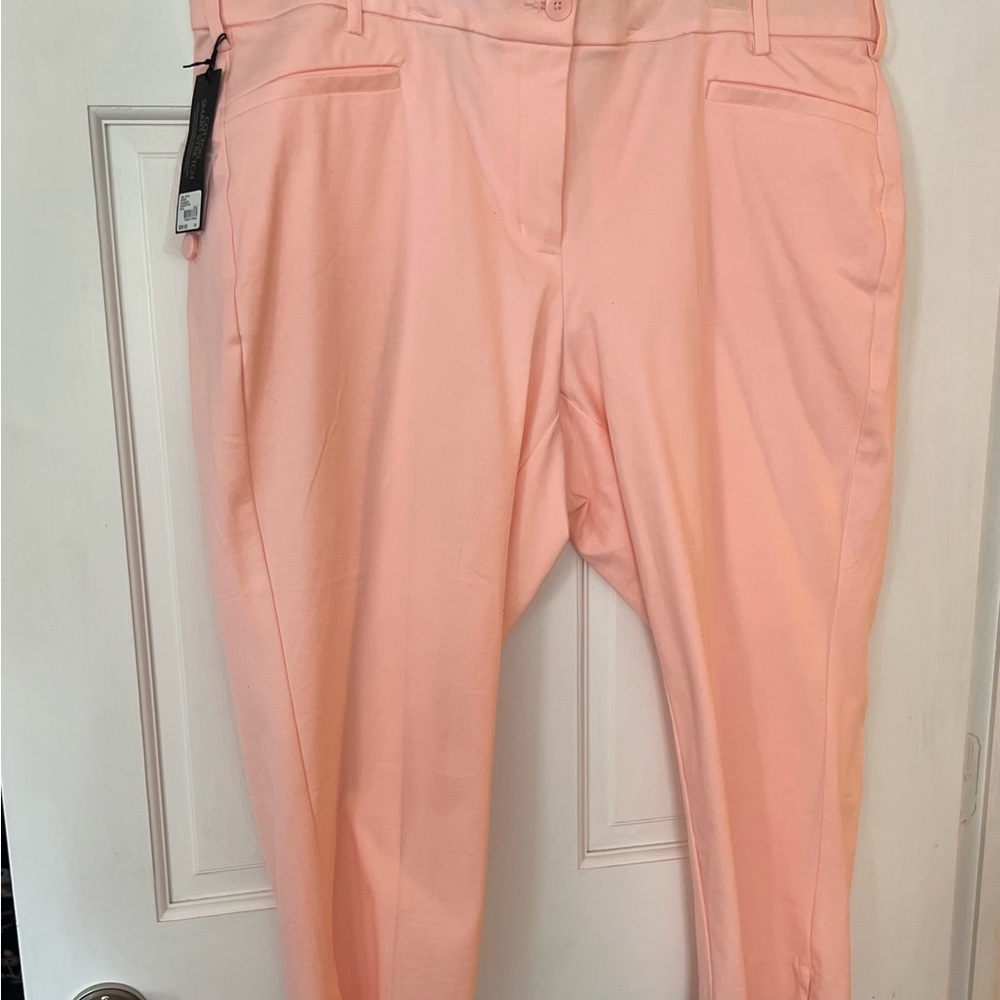 Lane Bryant Women's Soft Pink Dress Pants